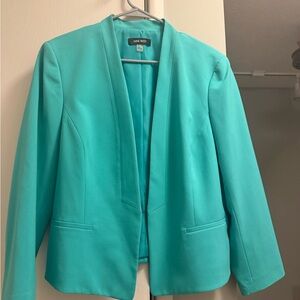 Nine West Women's Teal Blazer 14